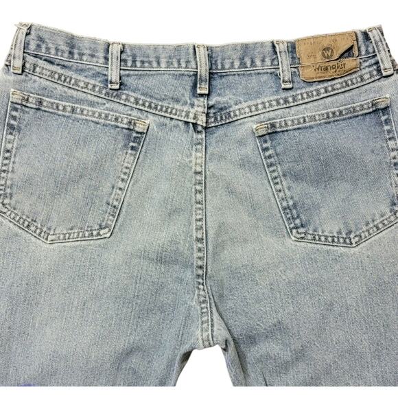 Wrangler‎ Relaxed Fit Blue Jeans Mens Sz 36x30 Denim Medium Wash Casual Work - Picture 4 of 8